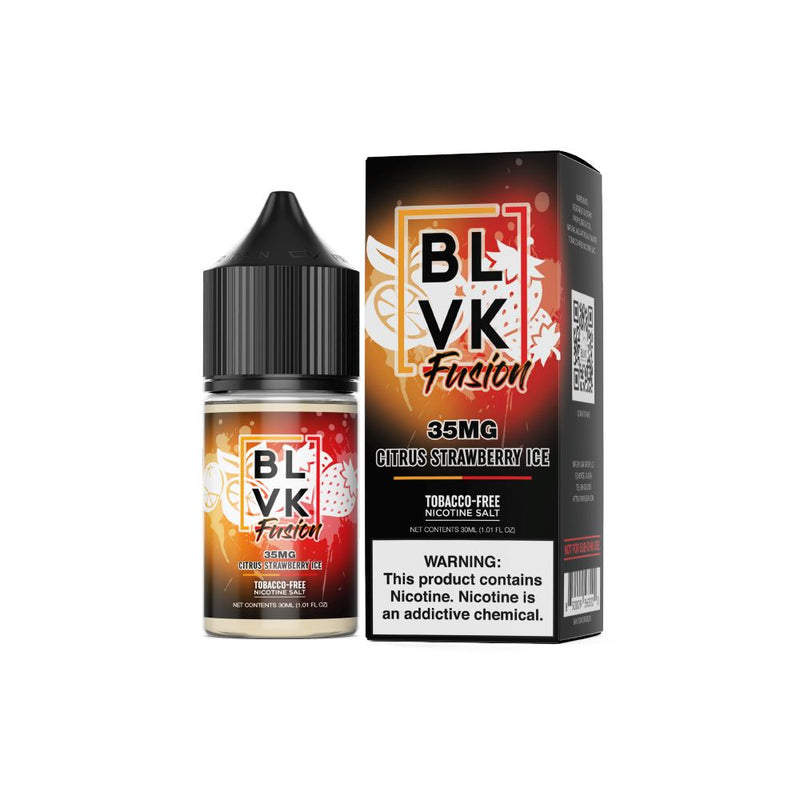 Citrus Strawberry Ice by BLVK Fusion Salt 30ml with packaging