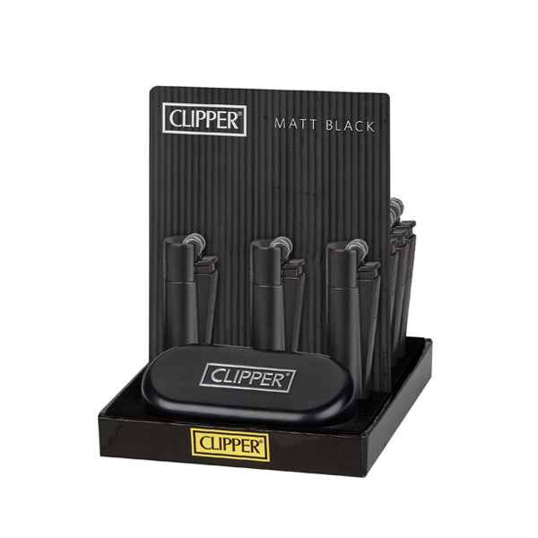 Clipper (Lighter) CMP11 Metal Flint  matt black