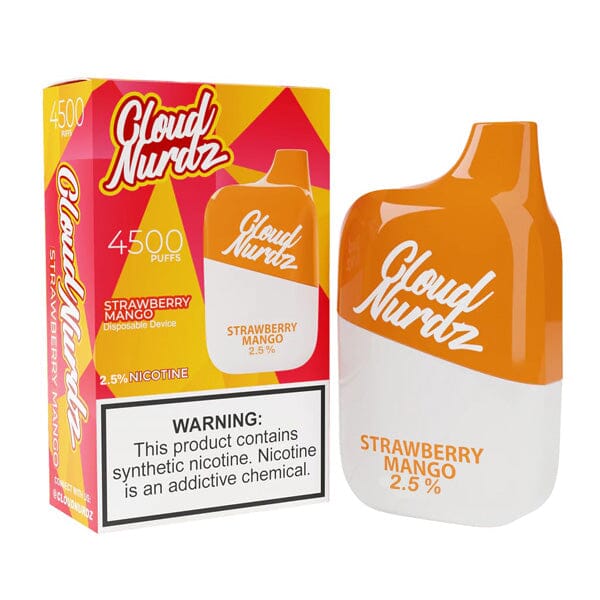 Cloud Nurdz 4500 Puffs Disposable | 12ml - Strawberry Mango with packaging