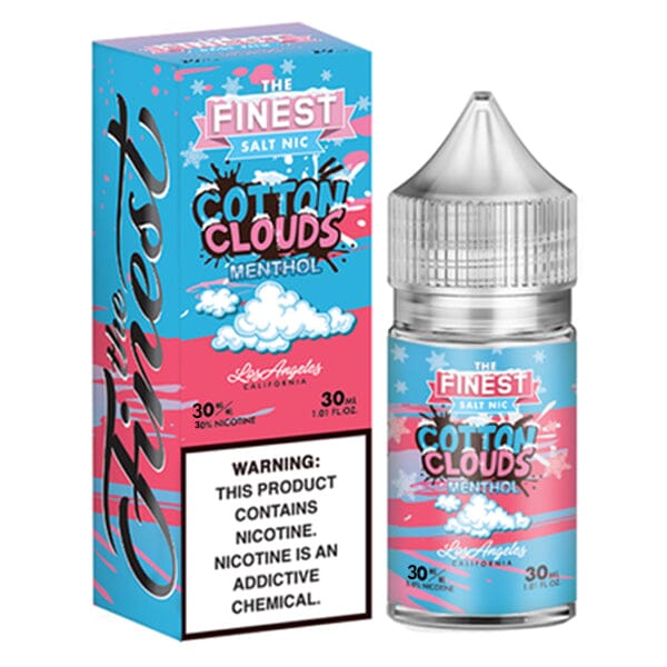 Cotton Clouds Menthol by Finest SaltNic 30ML with packaging