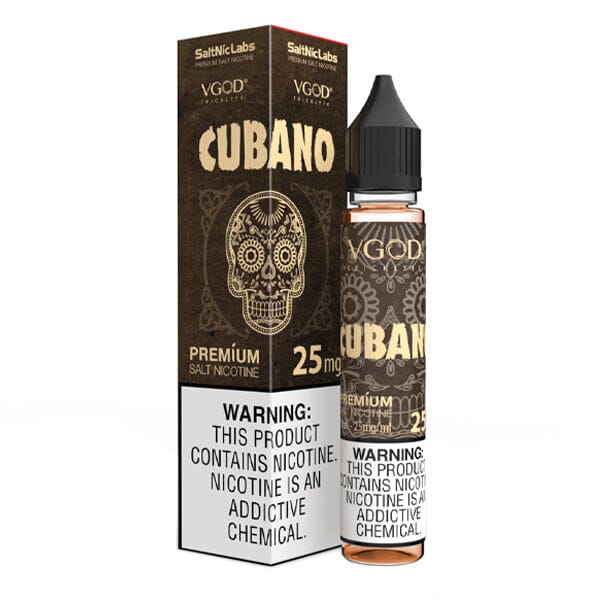 Cubano by VGOD SaltNic 30ml with packaging