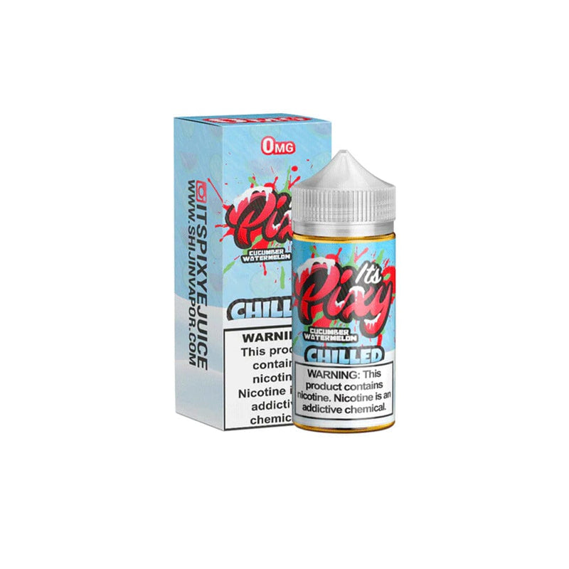 Cucumber Watermelon Chilled by It's Pixy E-Liquid 100ml with packaging