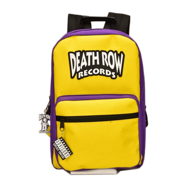 Death Row Records (Backpack)(1pc) Smell Proof Backpack yellow purp