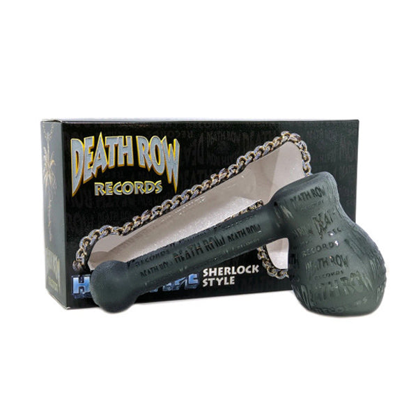 Death Row Records (Hand Pipe) 6" Full Metallic Etched Hammer smoke with packaging