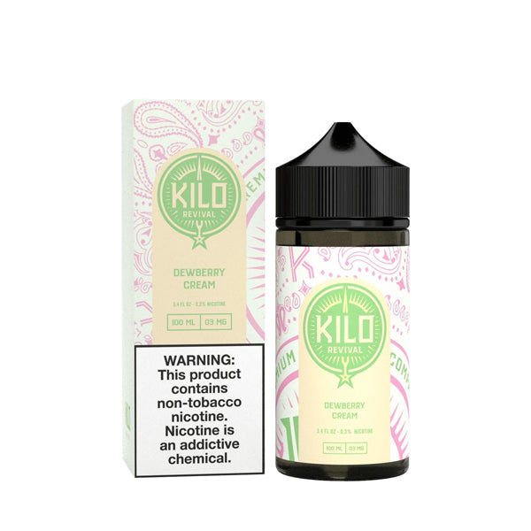 Dewberry Cream by Kilo Revival Synthetic 100ml with packaging