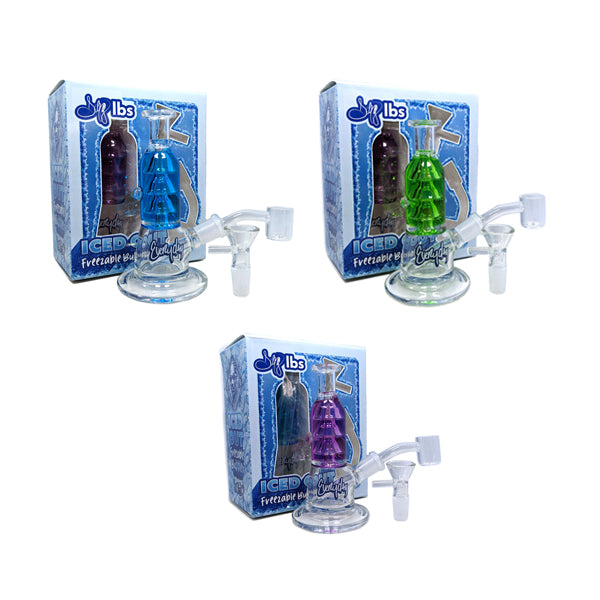 Dogg Lbs (Water Pipe) 5.5" Iced Out Freezeable Water Pipe with 14mm Banger & Bowl group photo