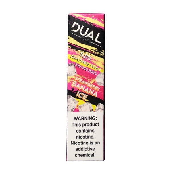 Dual Stick Disposable E-Cigs (Individual) strawberry banana ice packaging