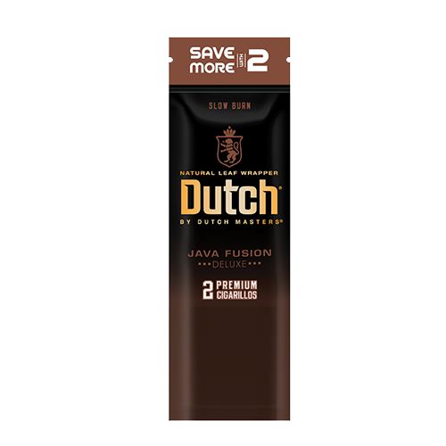 Dutch Premium Cigarillos 2-Pack (30ct Display Box) Java Fusion