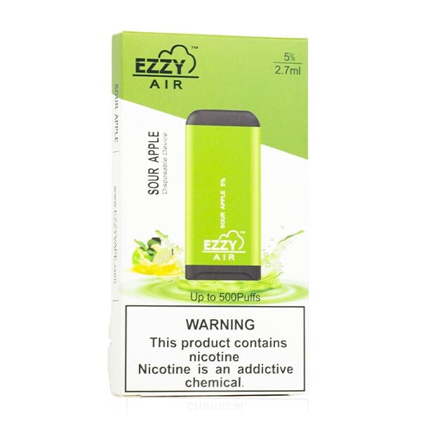 EZZY Air Disposable E-Cigs (Individual) sour apple packaging
