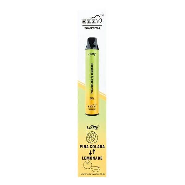 Ezzy Switch Disposable | 2400 Puffs | 6.5mL Pina Colada Lemonade Packaging