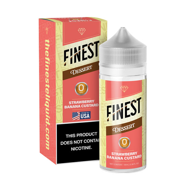 Strawberry Banana Custard Dessert Edition 100mL with packaging