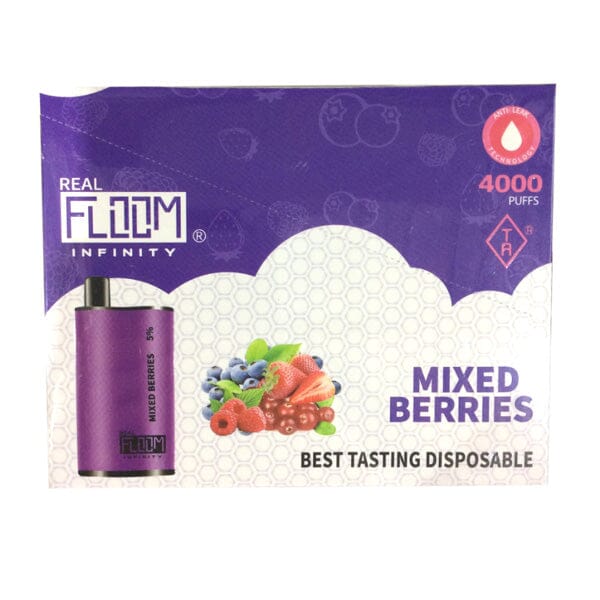 Floom Infinity Disposable | 4000 Puffs | 10mL - Mixed Berries packaging