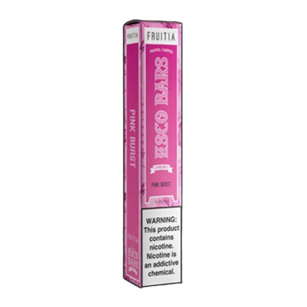 Fruitia Esco Bars Mesh Disposable | 2500 Puffs | 6mL Pink Burst packaging