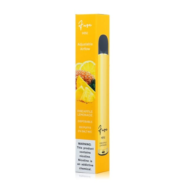 Fuze Mini Disposable E-Cigs pineapple lemonade packaging