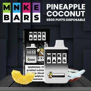 MNKE Bars Disposable 6500 Puffs 16mL - Pineapple Coconut 50mg