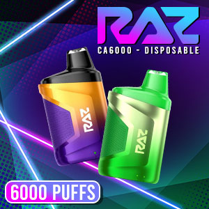 RAZ CA6000 Disposable | 6000 Puffs | 10mL | 50mg 