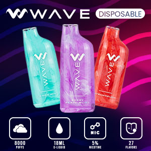 Wave Disposable 8000 Puff 18mL 50mg