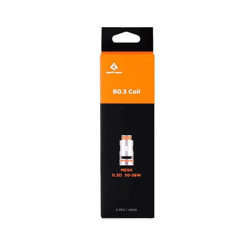 GeekVape Aegis Boost Coils (5-Pack) B0.3ohm 30-38w packaging