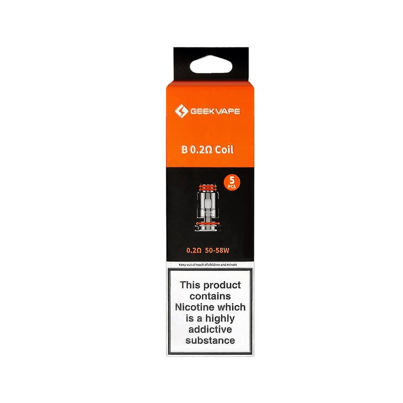 GeekVape Aegis Boost Coils (5-Pack) B0.2ohm 50-58w packaging