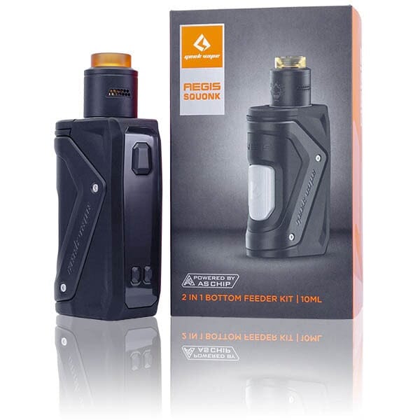 GeekVape Aegis Squonk 100W Kit with packaging
