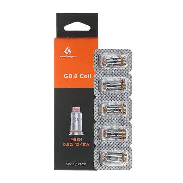 GeekVape G Coils Pod Formula (5-Pack) - G0 8 0.8ohm with packaging