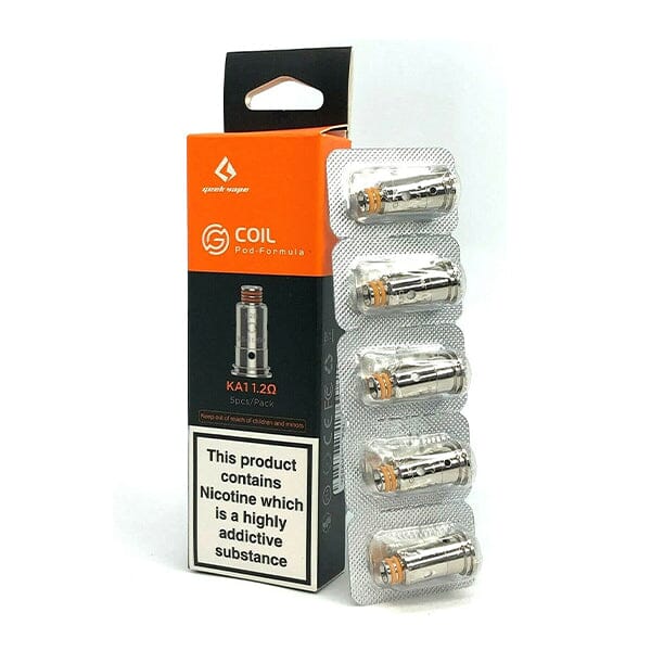 GeekVape G Coils Pod Formula (5-Pack) - G1 2 1.2ohm with packaging