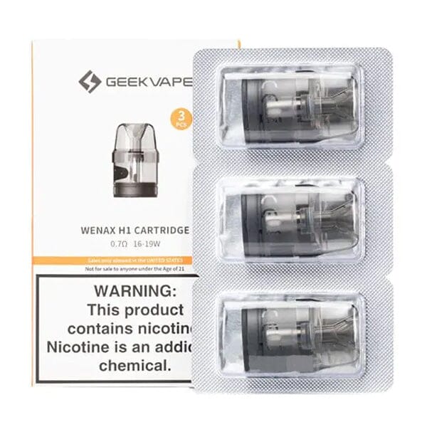 Geekvape Wenax H1 Replacement Pod 0.7ohm with packaging