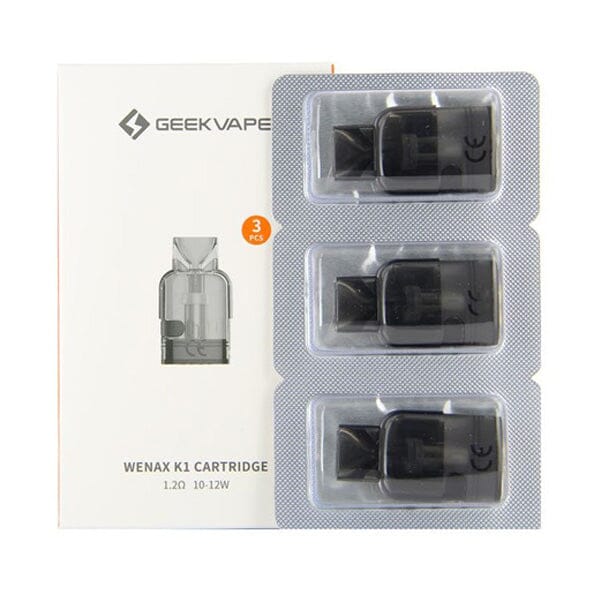 Geekvape Wenax K1 Replacement Pods (4-Pack) 1.2ohm with packaging