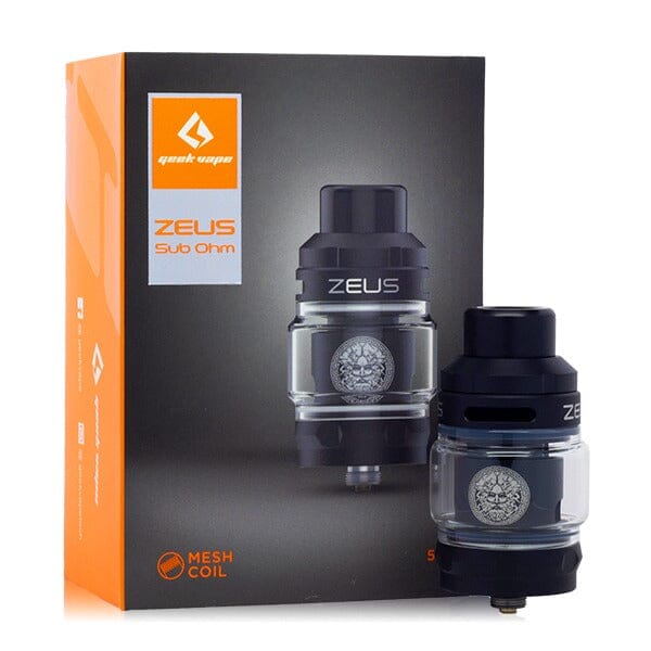 GeekVape Zeus SubOhm Tank Group Photo Black with packaging