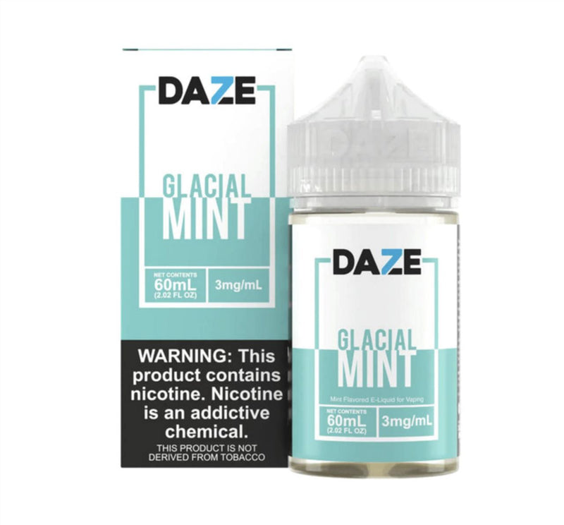 Glacial Mint by 7Daze TF-Nic Series 60ml with packaging