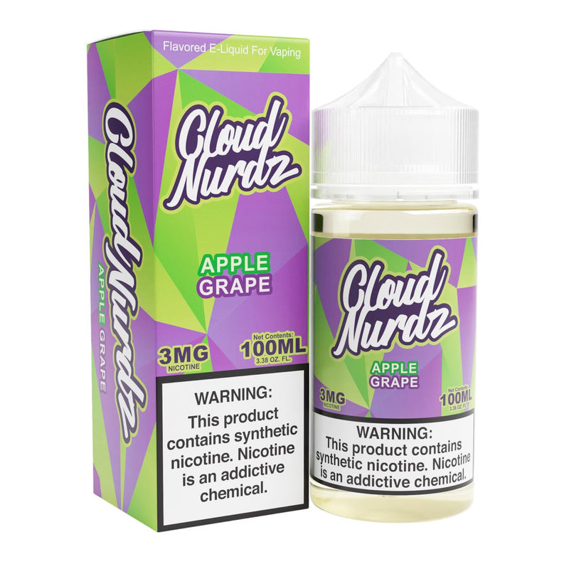 Grape Apple by Cloud Nurdz TFN E-Liquid with packaging