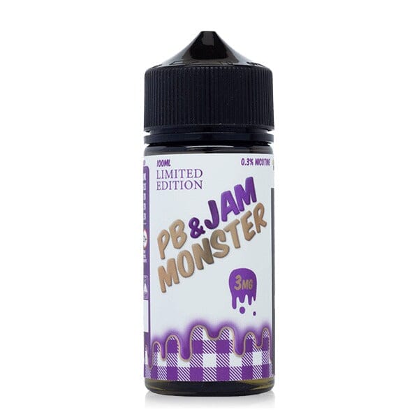 Grape PB&J by Jam Monster E-Liquid bottle