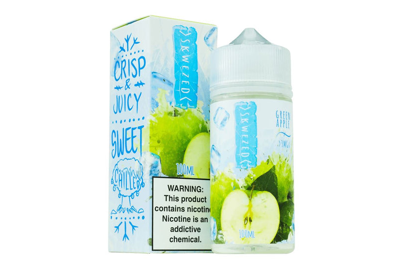 Green Apple ICE by Skwezed 100ml with packaging