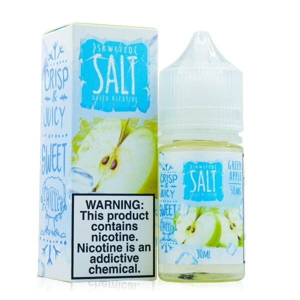 Green Apple Iced by Skwezed Salt 30ml with packaging