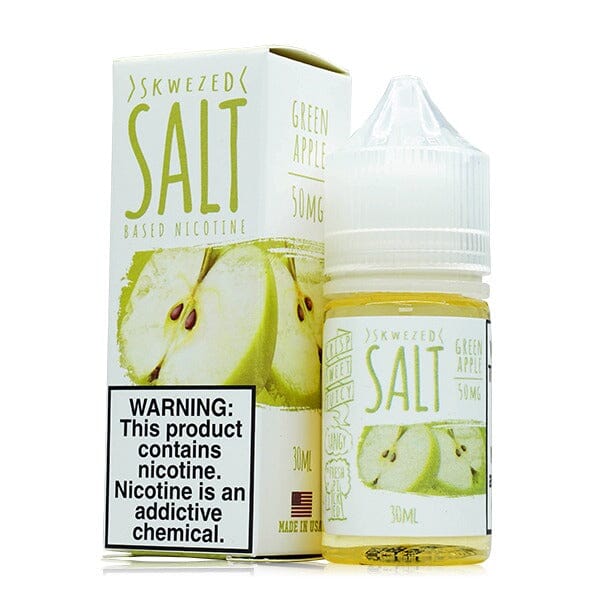 Green Apple Salt by Skwezed Salt 30ml with packaging