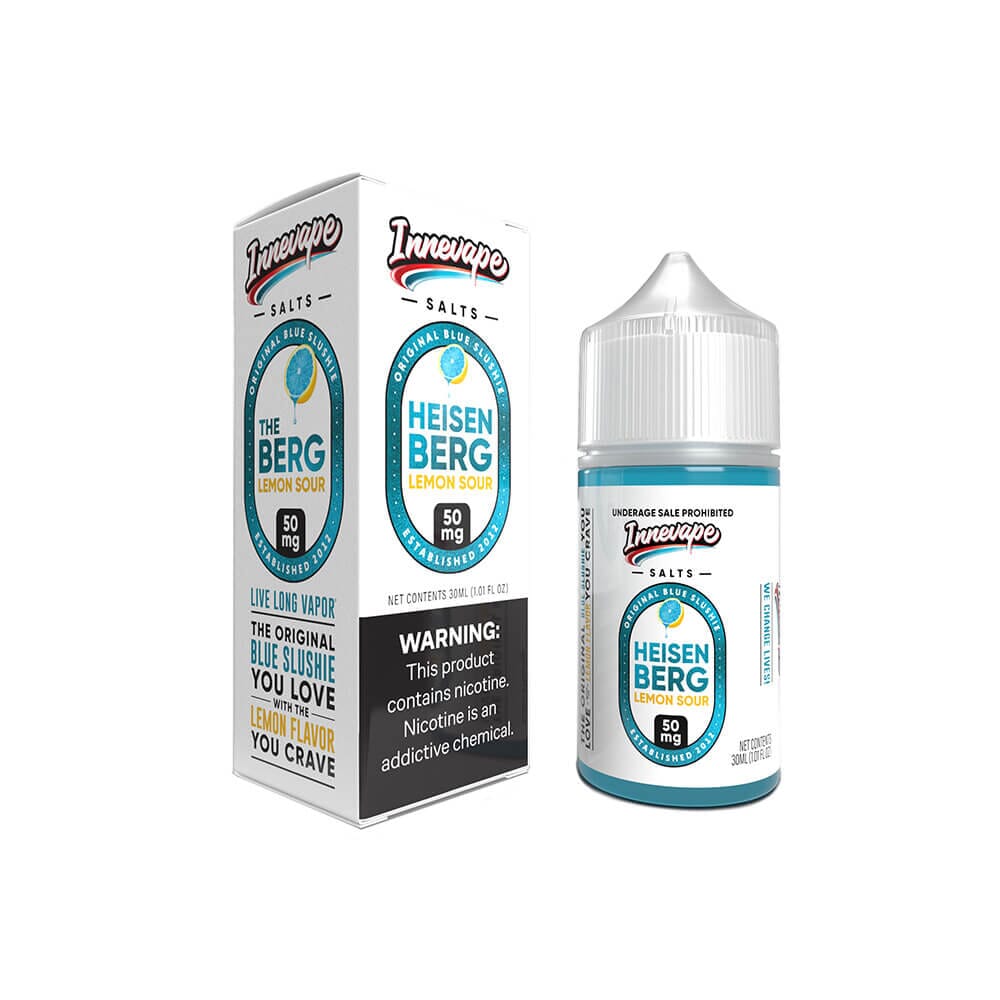 Heisenberg Lemon Sour Innevape Salts 30mL with Packaging