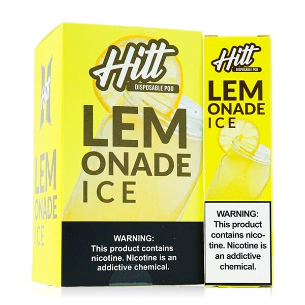 Hitt Go Disposable E-Cigs lemonade ice with packaging
