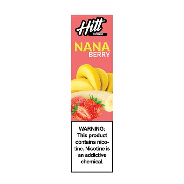 Hitt Go Disposable E-Cigs nana berry packaging