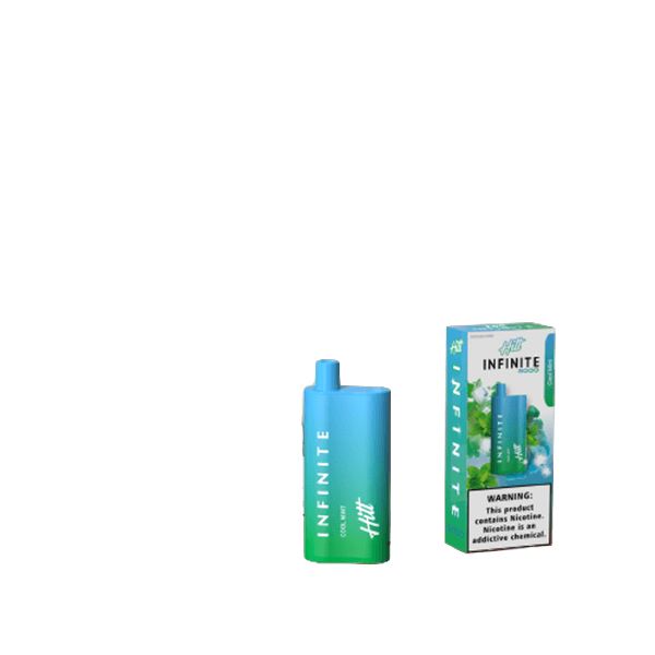 Hitt Infinity Disposable 8000 Puffs 20mL - green apple ice with packaging