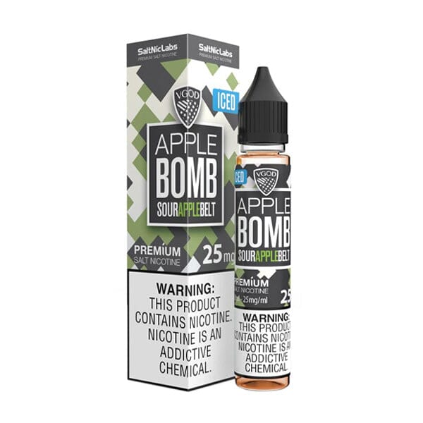  Iced Apple Bomb by VGOD SaltNic 30ml with packaging