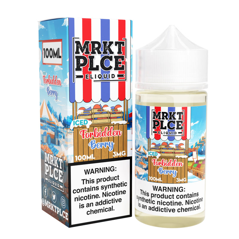 Iced Forbidden Berry by MRKT PLCE 100ML with Packaging