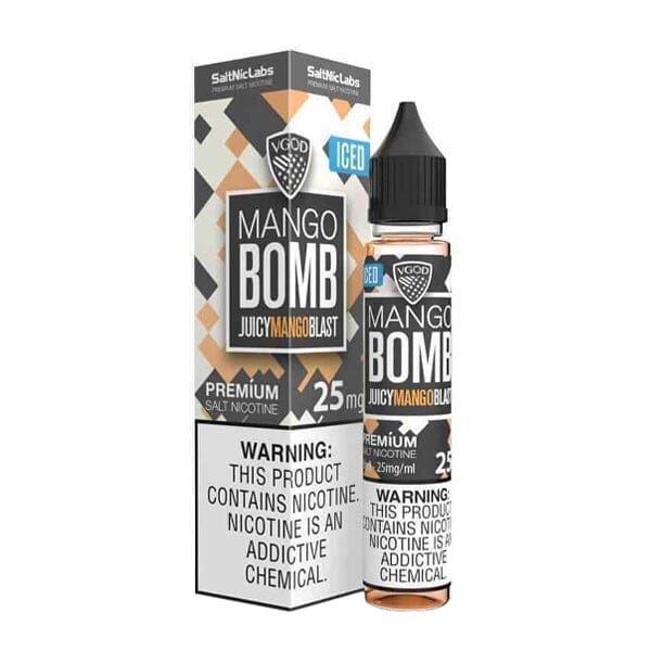  Iced Mango Bomb by VGOD SaltNic 30ml with packaging