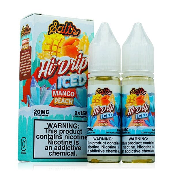 Iced Mango Peach by Hi Drip Salts 30ml with packaging