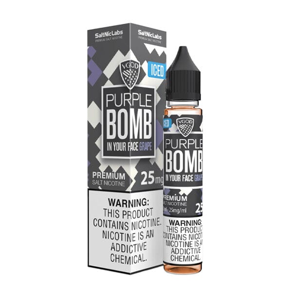  Iced Purple Bomb by VGOD SaltNic 30ml with packaging