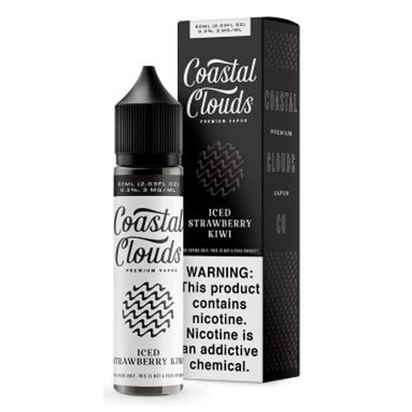  Iced Strawberry Kiwi by Coastal Clouds TFN E- Liquid with Packaging