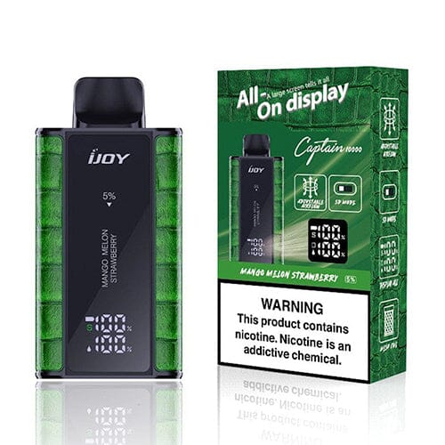 IJoy Bar Captain 10000 Disposable 10000 Puffs 18mL mango melon strawberry with packaging