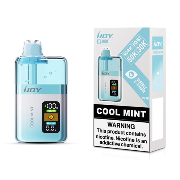 iJoy XP50000 Disposable cool mint with packaging