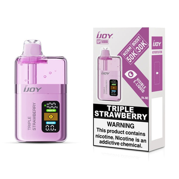 iJoy XP50000 Disposable triple strawberry with packaging
