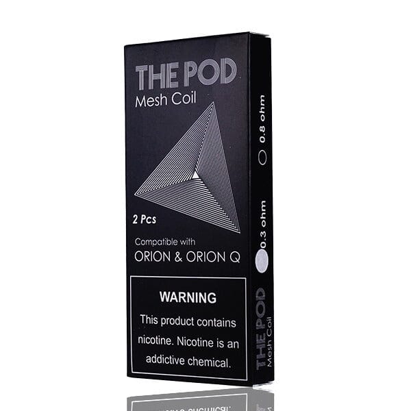 IQS The Pod Mesh Orion Pods (2-Pack) 0.8ohm packaging only