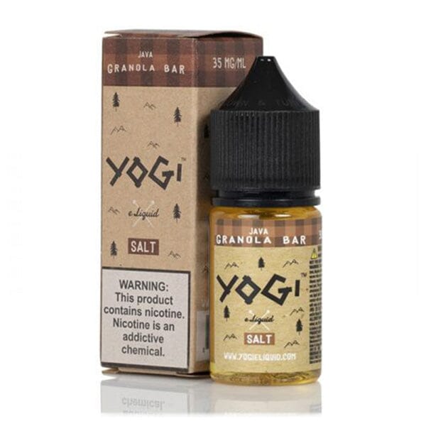 Java Granola Bar by Yogi Salt 30ml with packaging